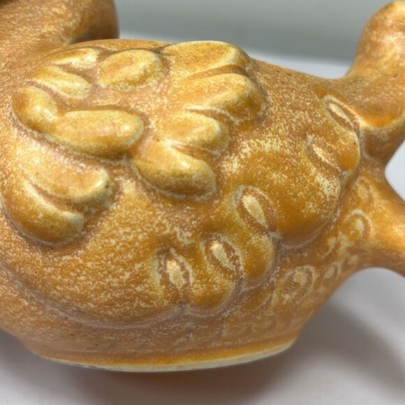 Vintage Hull Peach Ceramic Bird Planters - Picture 5 of 10